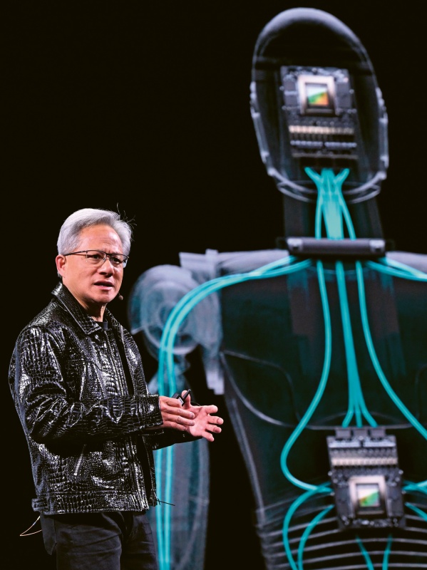 Groot není fyzický robot, ale software zastávající funkci mozku robotů. Nvidia jej prezentovala poprvé loni a za rok už dosáhl jeho vývoj značného pokroku. Jde o tzv. model vidění, jazyka a interpretace situace pro humanoidní roboty © Nvidia