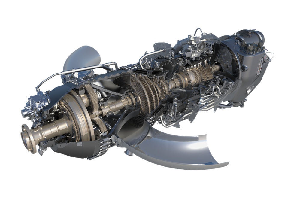 Řez motorem Catalyst