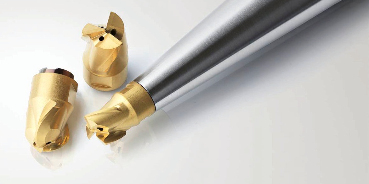 Frézovací systém Minimaster Plus sestávající z držáku a monolitních vyměnitelných hlaviček © Seco Tools