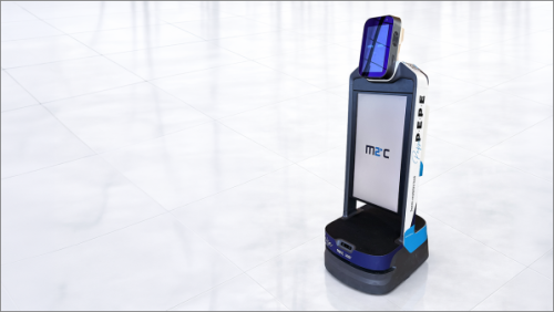 M2C nasazuje robotický odpadkový koš P.E.P.E