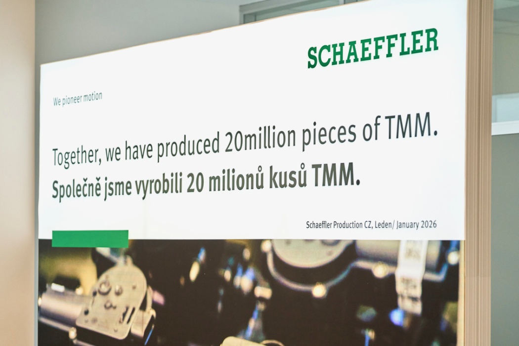 Prezentace milníku 20 milionů vyrobených kusů TMM během firemní akce ve Svitavách