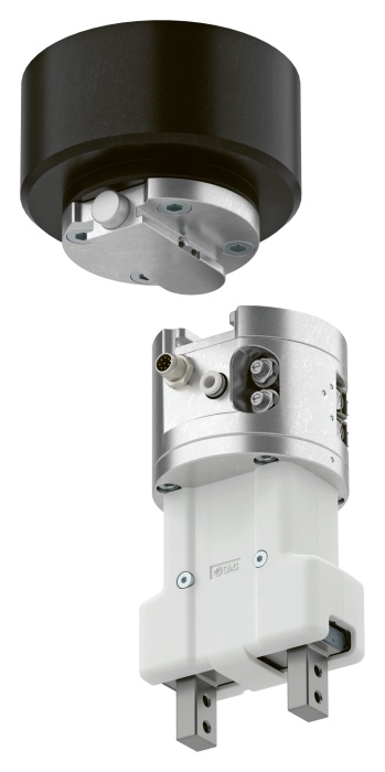 Dvoučelisťová hlavice RMH a adaptér pro ruční výměnu nástrojů bez použití nářadí