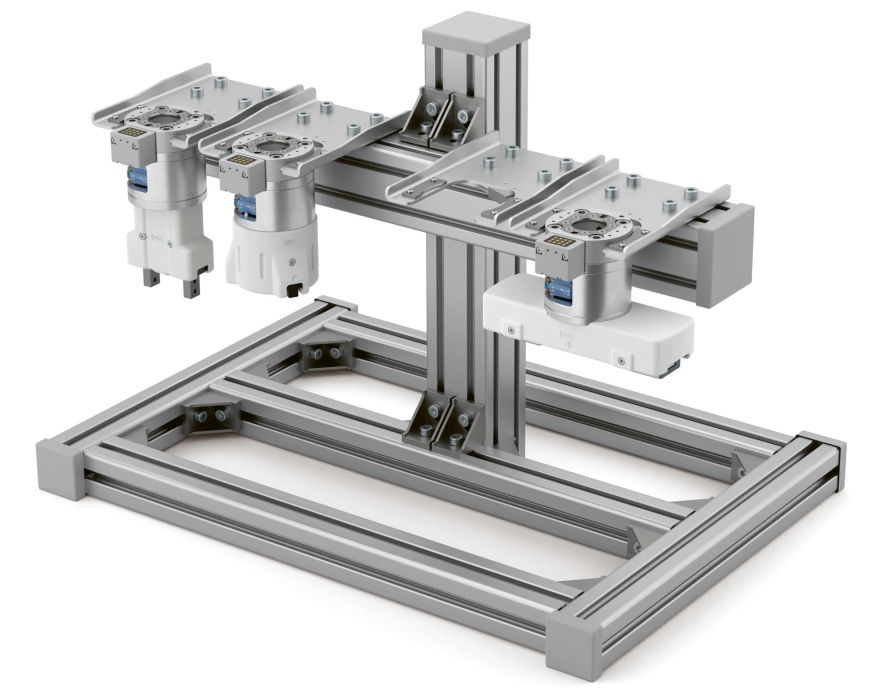 Úchopné hlavice RMA s adaptéry pro automatickou výměnu efektorů robotem