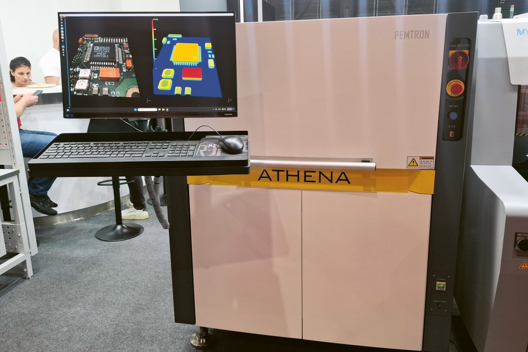 3D zařízení Athena pro optickou kontrolu osazených desek od jihokorejské společnosti Pemtron