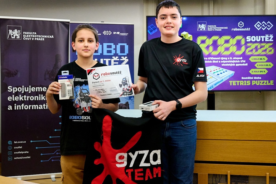 Ve středu vybojoval zlato tým Toto není dobré ve složení Tomas Kolář a Ladislav Vacek z Gymnázia Zábřeh