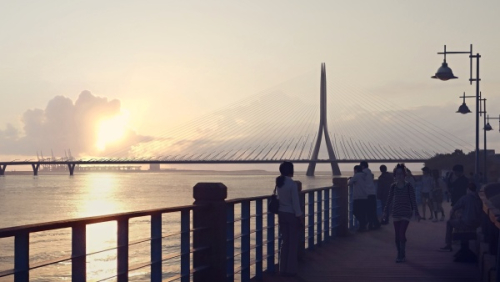 V Tchaj-peji byl otevřen Danjiang Bridge