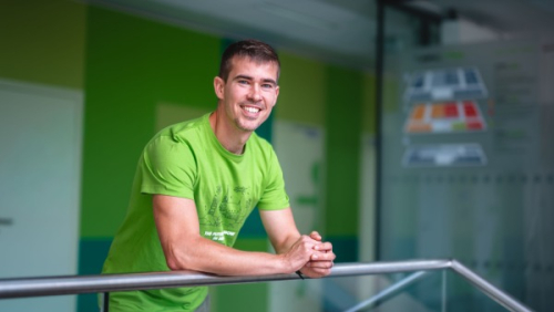 Eric Glowacki na CEITEC VUT /Foto: Jakub Rozboud/