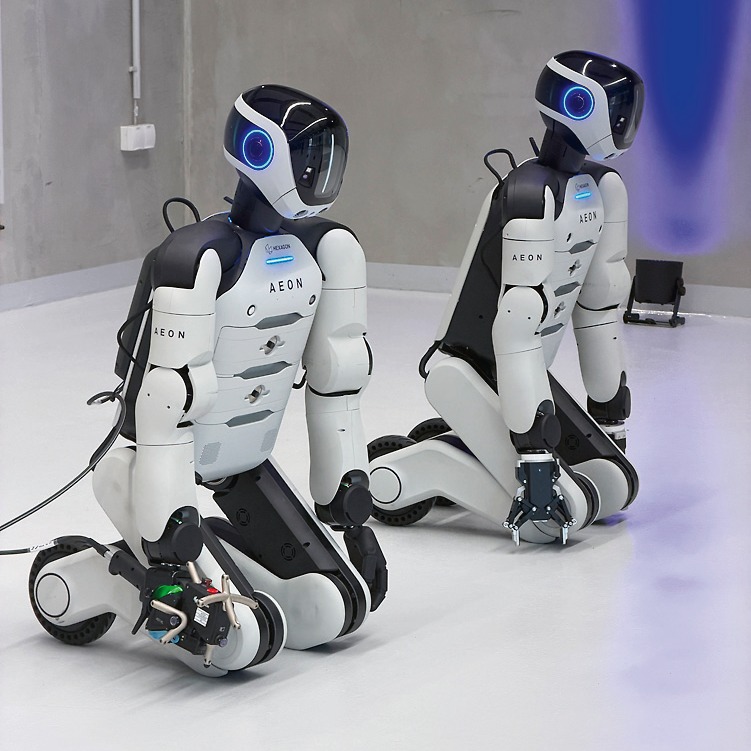 Jelikož stání robota vyžaduje pro udržení rovnováhy energii, toto je jeho klidový stav Jelikož stání robota vyžaduje pro udržení rovnováhy energii, toto je jeho klidový stav