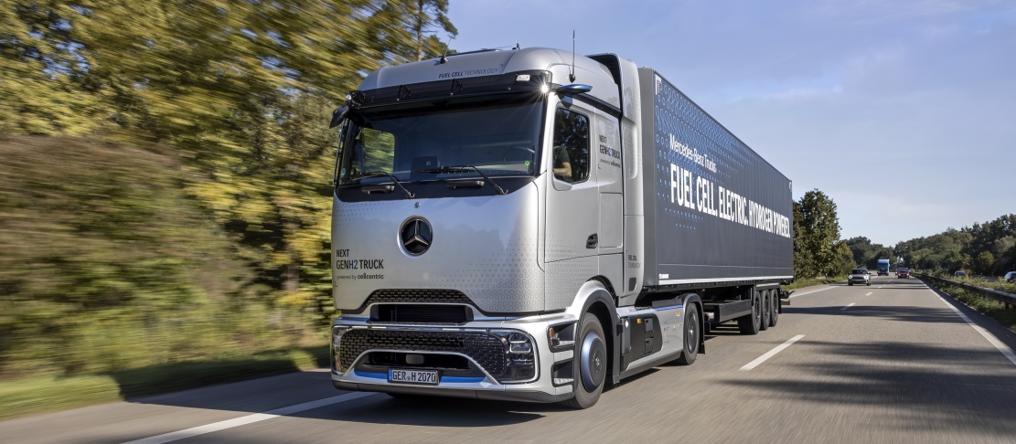 Mercedes-Benz NextGenH2 Truck © Daimler Truck AG