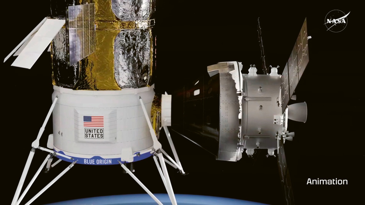 Vize spojení Orionu s MK-2 © NASA Vize spojení Orionu s MK-2 © NASA