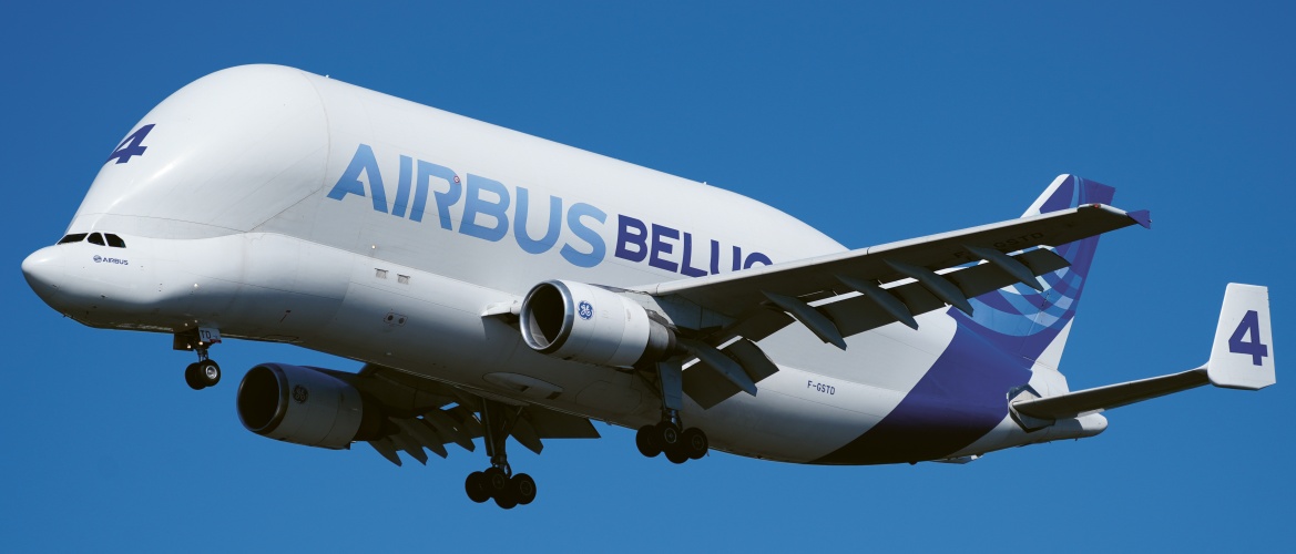 Mezi nejfotografovanější exponáty patřil Airbus Beluga