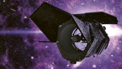 Vizualizace dalekohledu Romanové © NASA Goddard Space Flight Center