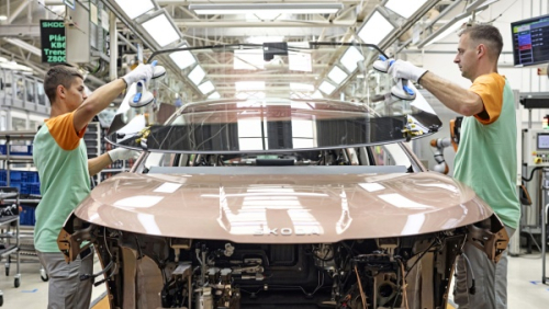 Rostoucí zájem o elektromobily se odráží i v tuzemské výrobě /Foto: Škoda Auto/